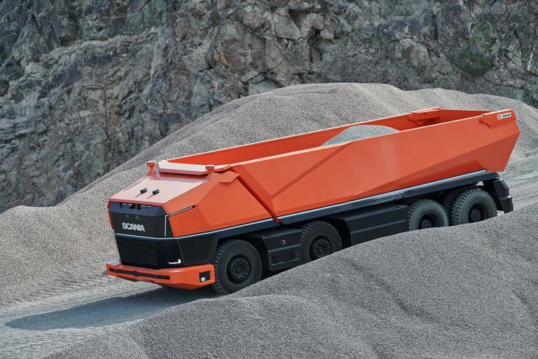 Scania AXL autonomous truck was created cabless | Article | Car Design News